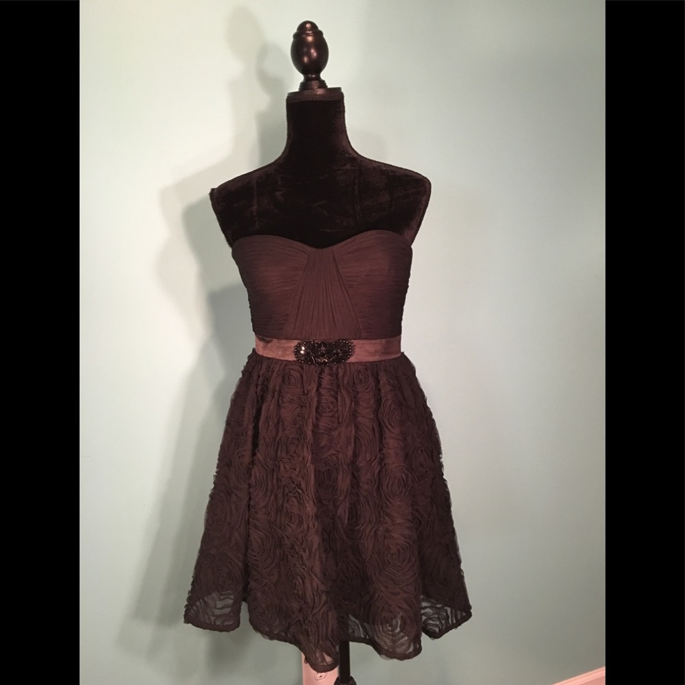 Adrianna Papell Evening Black Dress Size 8P